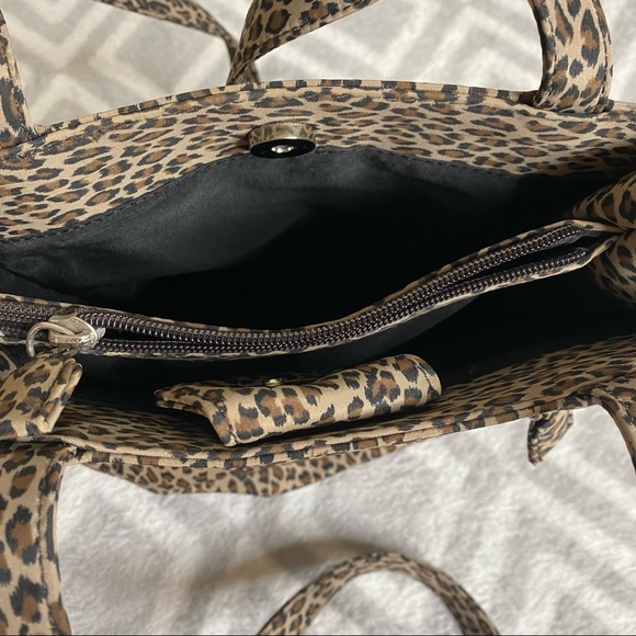 Vintage St Johns Bay leopard animal print bag - Picture 5 of 10